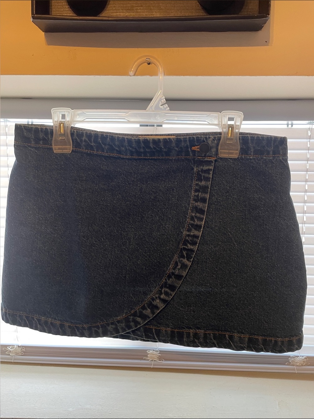 Wrap Micro Denim Mini Skirt (6)